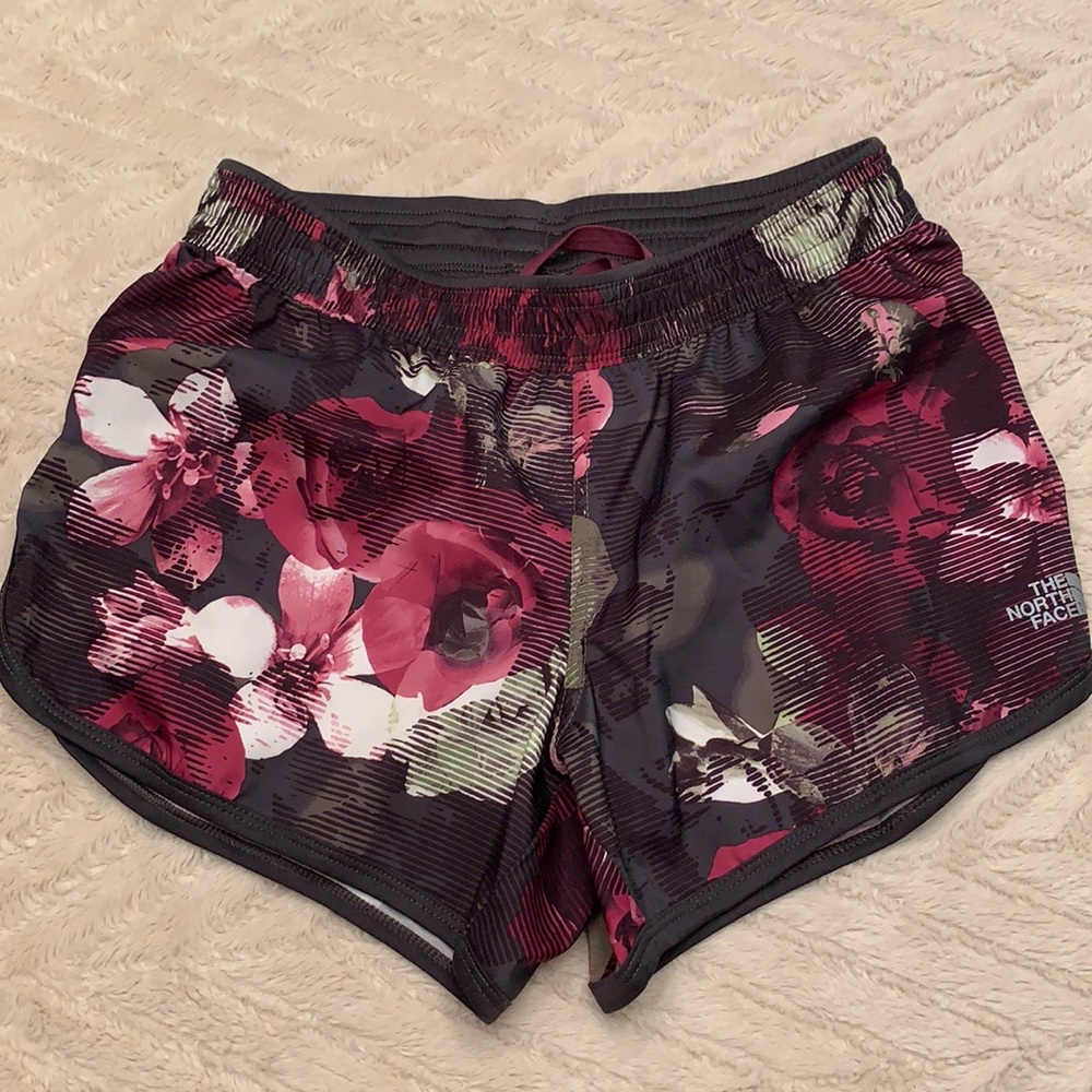 North Face flash-dry running shorts.